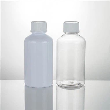 Hvid klar Oral Liquid Emballage Flaske